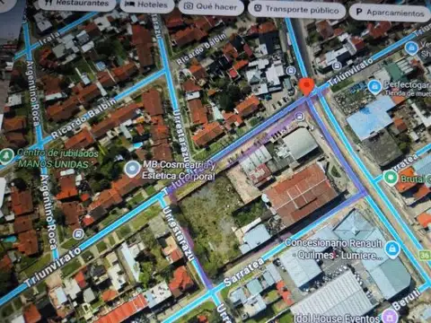 VENTA TERRENO MANZANA COMPLETA QUILMES 7.074m2