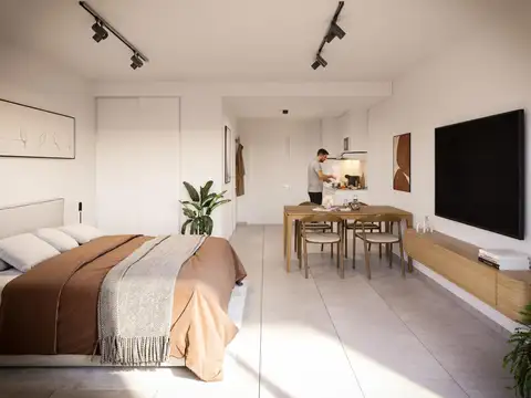 Monoambiente divisible en Caballito con balcón y amenities, financiado hasta en 30 años.