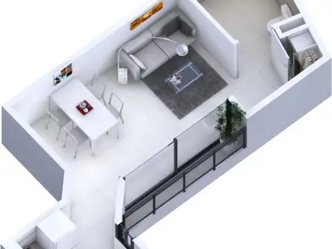 HIDALGO 974 de 1 Dormitorios