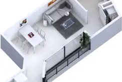 HIDALGO 974 de 1 Dormitorios