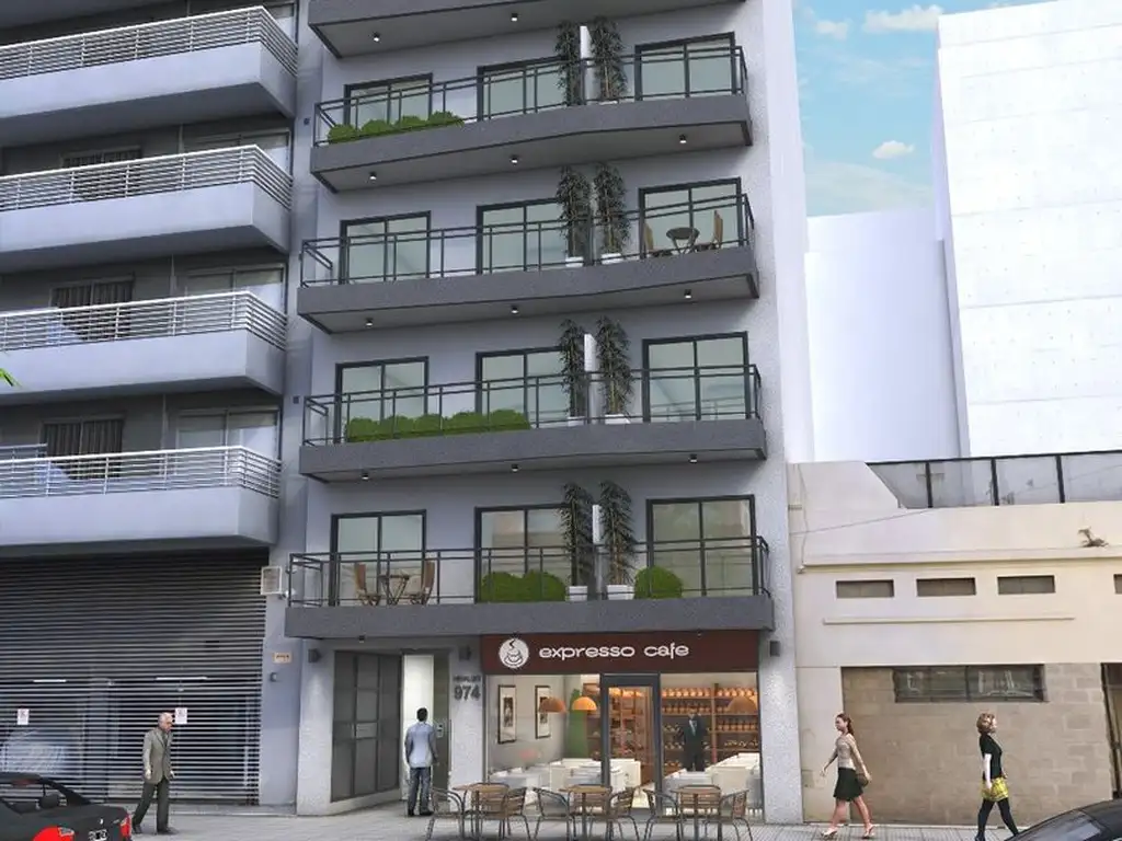 Emprendimiento en Caballito de 1 Dormitorios