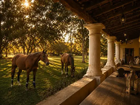 Estancia histórica de 1830 restaurada con 42 hectáreas a 50km del mar