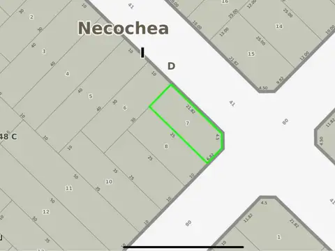 Terreno en venta sobre esquina Mataderos, Necochea