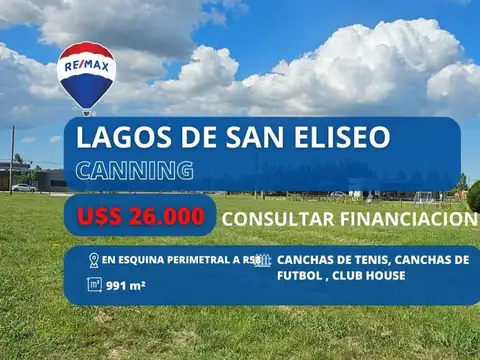 LOTE EN VENTA LAGOS DE SAN ELISEO