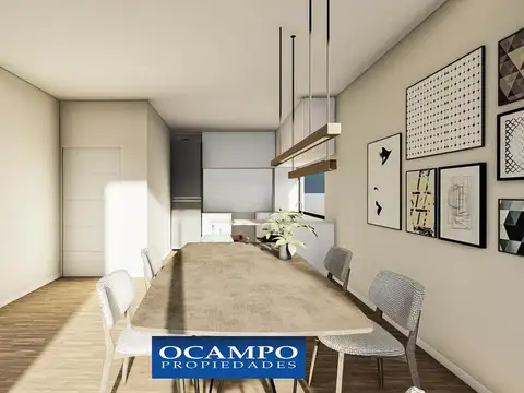 Departamento Monoambiente con 1 baño