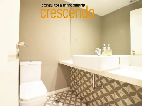 Departamento 2 ambientes con 2 baños