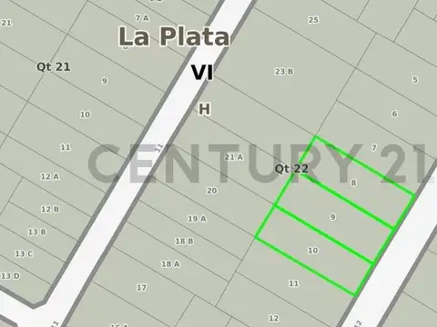 Lotes en venta en City Bell - Ideal constructor
