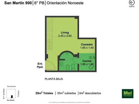 Avenida San Martín 900, Piso PB