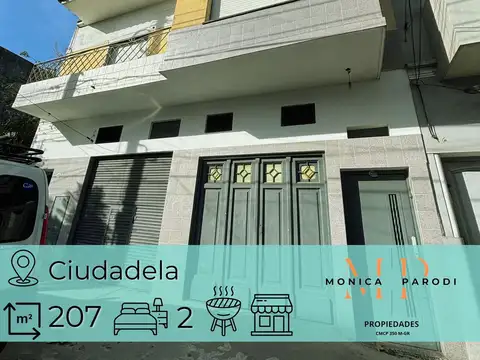 GALPÓN MÁS DEPARTAMENTO EN VENTA EN CIUDADELA