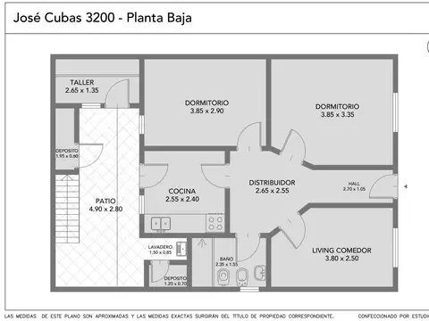 Depto Tipo Casa en Venta 65 años