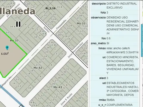 Coronel Rondeau al 400