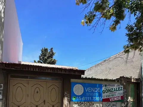 ESPECTACULAR  lote 8.66 x 58 mts.  IDEAL EMPRENDIMIENTO HASTA 980 MTS2  CUB.   