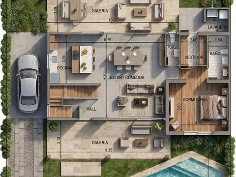 VENTA LOTE CON PROYECTO APROBADO LOS LAGARTOS C.C
