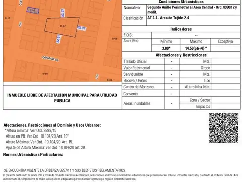 Terreno en Venta en Luis Agote, USD 89.000