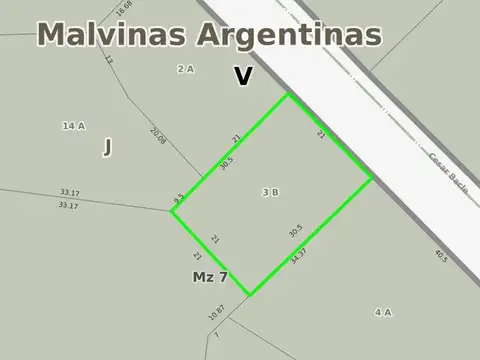 Bacle e/ Amenábar y Los Cedros