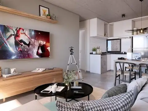 Departamento Monoambiente con 1 baño