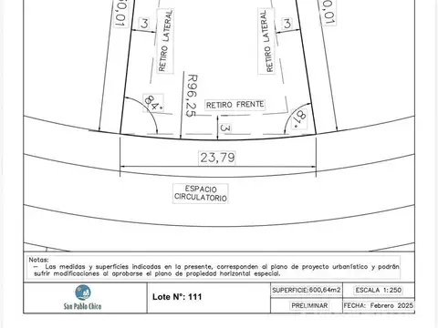 Terreno en  SAN PABLO CHICO. TENEMOS VARIAS LOTES FINANCIADOS 