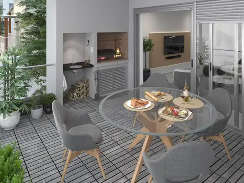 Venta Depto Duplex 3 amb frente con Balcon Terraza y Parrilla en Palermo