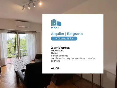 Departamento en Alquiler Temporal en Belgrano