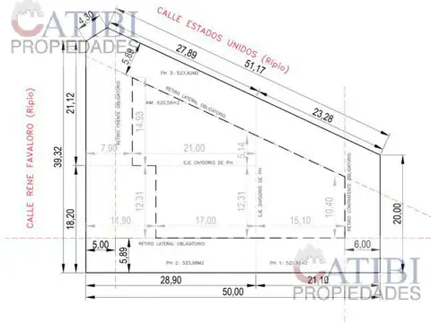 Terreno en Venta de 525,0 m2