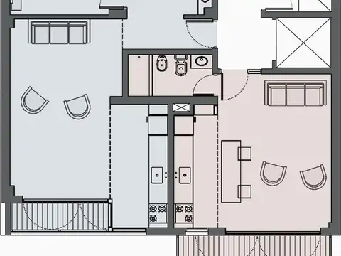 Departamento en Venta de 3 ambientes