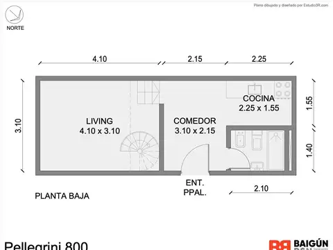 Departamento en Venta de 2 ambientes