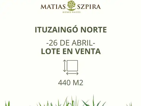 Lote - Venta - Argentina, Ituzaingó - 26 de abril 2748