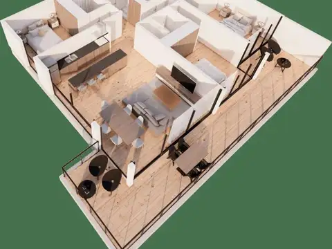 TAO PARQUE 3 AMB C/TERRAZA US 79.000 Y 27 CUOTAS