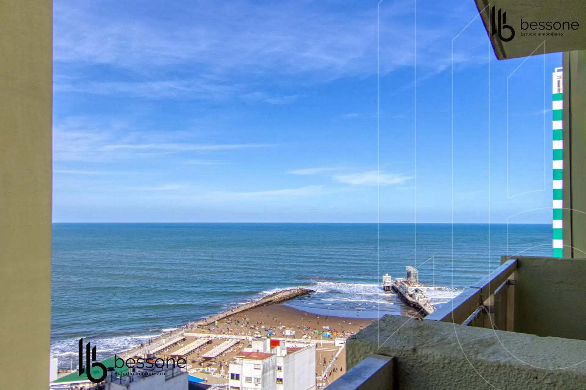 Sorprendente 2 ambientes con vista al mar