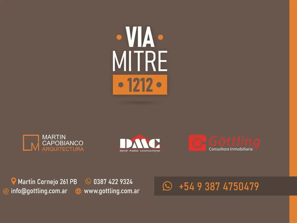 Emprendimiento en Zona Centro - Etapa: En construcción