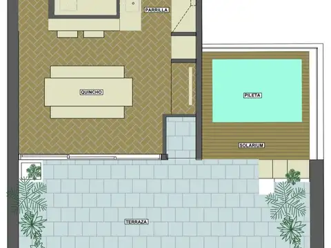 Depto Tipo Casa en Alquiler de 5 ambientes