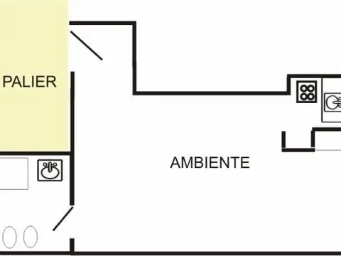 Departamento en Venta de Monoambiente