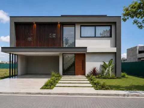 Casa en venta en construcción de 3 Dormitorios en Funes Lakes