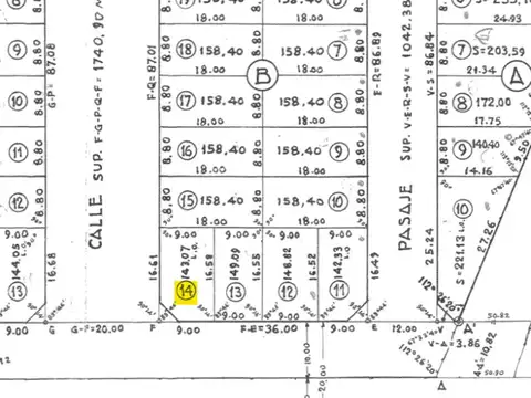 Se vende lote en Santo Tome a metros de Av Lujan 