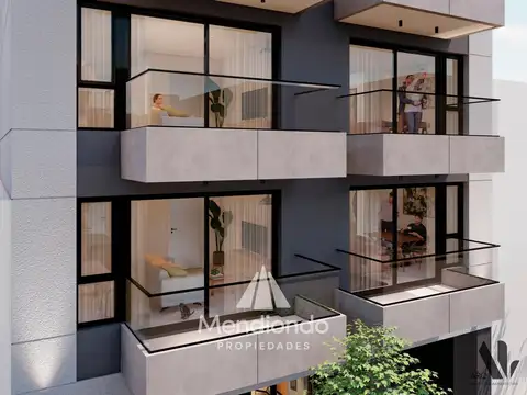 Deptos en Semipiso 2 amb. (57,6m2) frente c/ Balcón - Zona Güemes Aldrey (2do piso EN POZO)