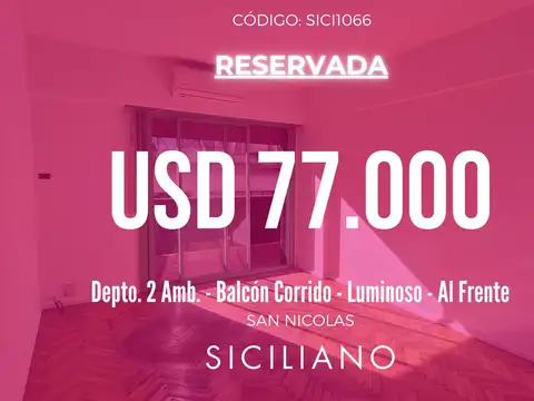 Departamento en San Nicolás