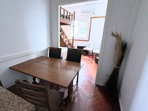 Departamento 2 Ambientes con Entrepiso, Amoblado y Equipado, Muy Luminoso
