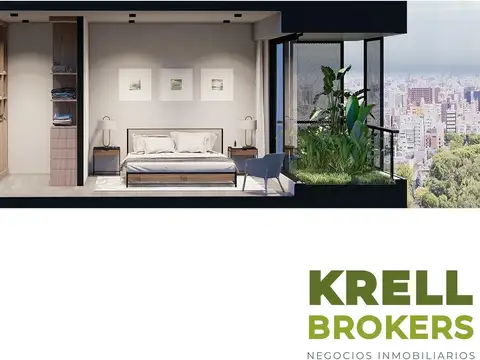 Departamento Monoambiente con 1 baño