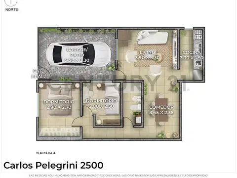 Pellegrini 2500, Piso 0