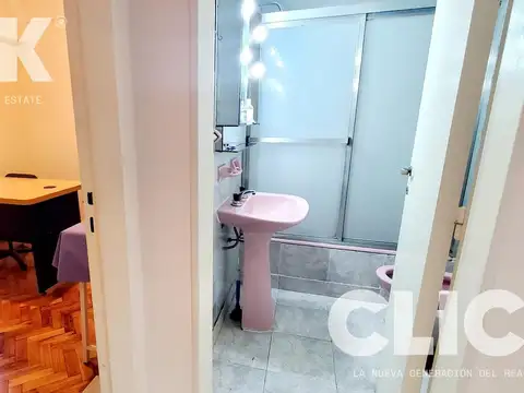 Departamento 2 ambientes con 1 baño
