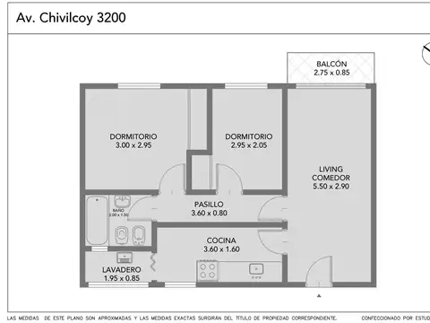 Departamento en Venta de 2 dormitorios