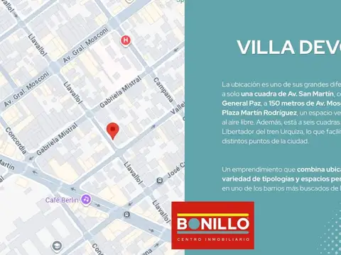 Emprendimiento Llavallol 4525 en Villa Devoto