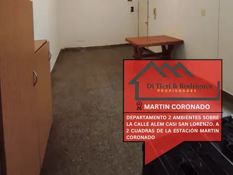 Departamento en Venta – Calle Alem, Martín Coronado. Excelente ubicacion!