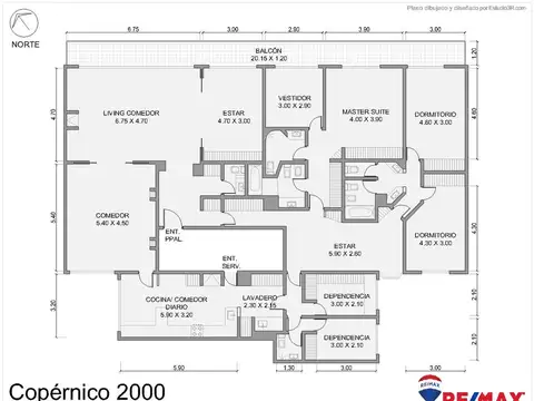 Departamento en Alquiler con 1 cocheras