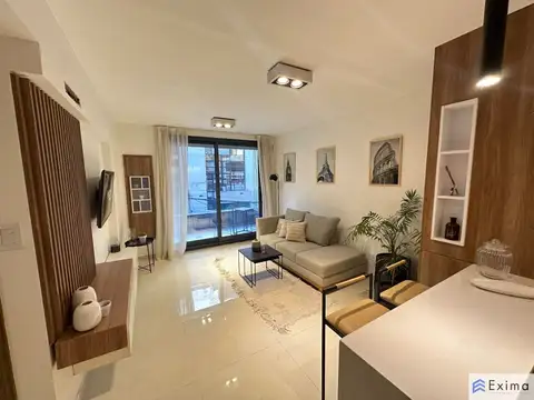 Piso exclusivo de 3 dormitorios con balcón terraza, pileta, quincho y cochera en construcción