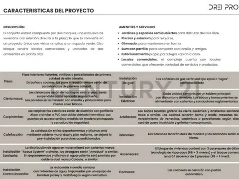 Departamento en Venta de 3 ambientes