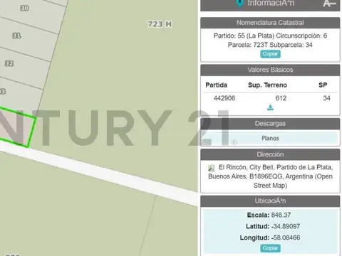 Terreno en Venta en La Plata, USD 47.000