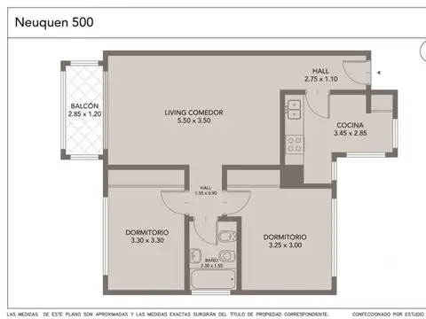 Departamento en Venta de 3 ambientes