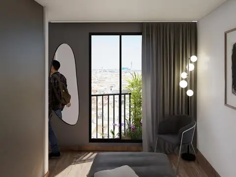 Departamento 3 ambientes con 1 baño