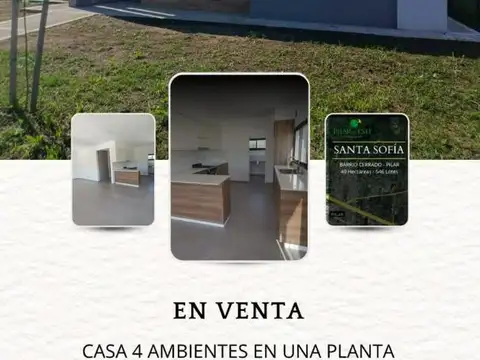Nev. Casa Interna 4 Ambientes Santa Sofia - Pilar